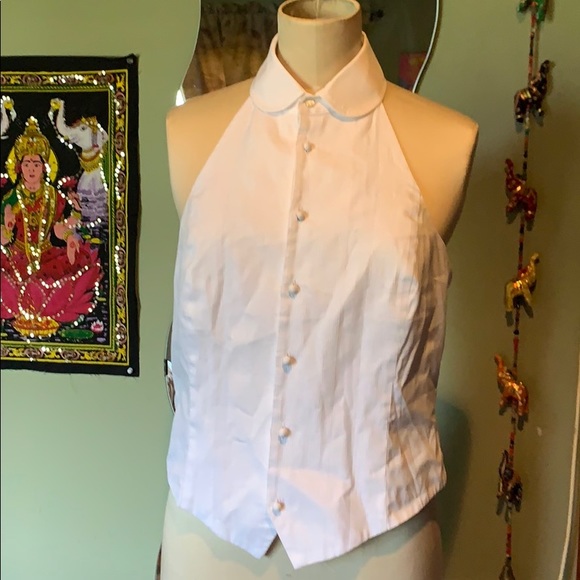 Ralph Lauren White Halter Woven Women 
